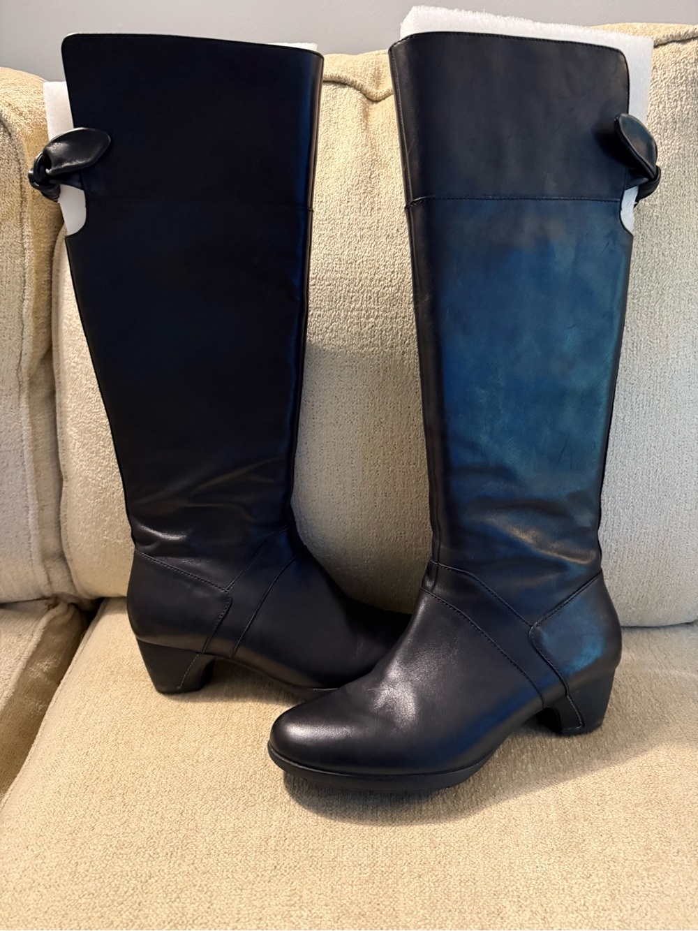 Dansko Dori Black Leather Boots
